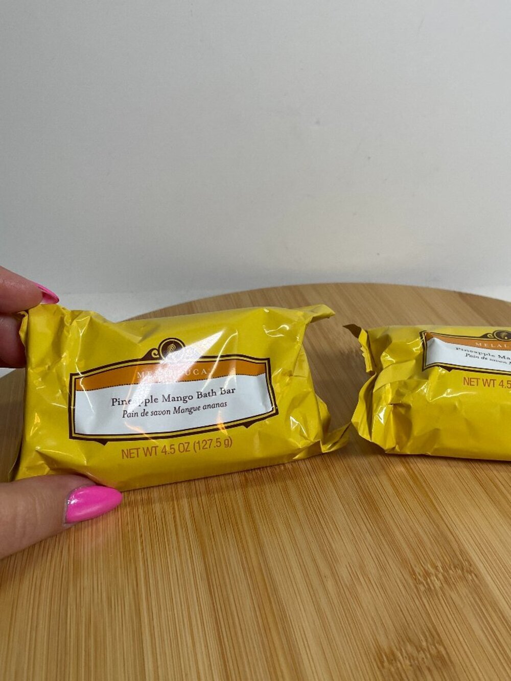 Melaleuca Pineapple Mango Bath Bar 4.5 oz Lot of 2 Soap Aloe Vera Skin Care